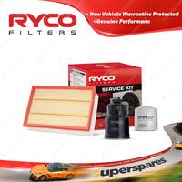 Ryco Oil Air Fuel Filter Service Kit for Nissan Navara D40 11/2005-06/2006