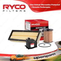 Ryco Oil Air Fuel Filter Service Kit for Peugeot 307 T5 HDI 02/2005-09/2005