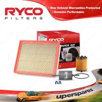 Ryco Oil Air Fuel Filter Service Kit for Saab 9-3 2.0T 110kW 154kW 155kW 129kW