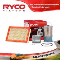 Ryco Oil Air Fuel Filter Service Kit for Ssangyong Korando Musso Sport 10V