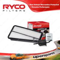 Ryco Oil Air Fuel Filter Service Kit for Toyota Hilux GGN15 GGN25 04/2005-On