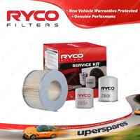 Ryco Oil Air Fuel Filter Service Kit for Toyota Dyna HU50 Coaster Landcruiser