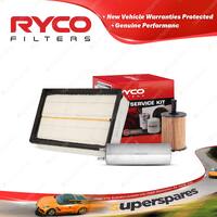 Ryco Oil Air Fuel Filter Service Kit for Volkswagen Transporter T5 BNZ AXB AXE