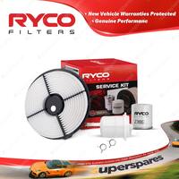 Ryco Oil Air Fuel Filter Service Kit for Holden Nova LE 4AFC 6AF 4AFE