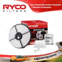 Ryco Oil Air Fuel Filter Service Kit for Toyota Corolla AE90 AE92 1989-1994