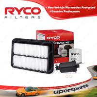 Ryco Oil Air Fuel Filter Service Kit for Daihatsu Charade G200 4cyl 1.3L Petrol