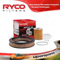 Premium Quality Ryco Oil Air Fuel Filter Service Kit for BMW 518 525 528 E12