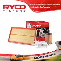 Ryco Oil Air Fuel Filter Service Kit for Audi A3 8P 3.2i Tt 8J 3.2 FSI Qt