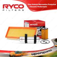 Ryco Oil Air Fuel Filter Service Kit for Audi A4 B8 A5 8T 2.0 TDI