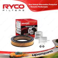 Ryco Oil Air Fuel Filter Service Kit for Hyundai Excel X1 X2 1986-1991