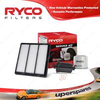 Ryco Oil Air Fuel Filter Service Kit for Mitsubishi Triton MH MJ 1990-1996