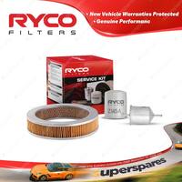 Ryco Oil Air Fuel Filter Service Kit for Holden Astra LB 4cyl 1.5L Petrol