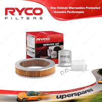 Ryco Oil Air Fuel Filter Service Kit for Nissan Prairie M10 Pulsar N12 E13 15