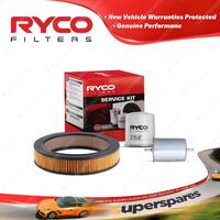 Ryco Oil Air Fuel Filter Service Kit for Holden Astra LD Camira JD