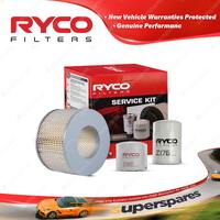 Ryco Oil Air Fuel Filter Service Kit for Toyota Dyna 400 BU91 WU90 1984-1998