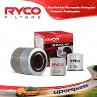 Ryco Oil Air Fuel Filter Service Kit for Holden Rodeo TFR54 TFR55 G3 6 TFR6 R7 9