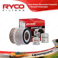 Ryco Oil Air Fuel Filter Service Kit for Mazda E2500 SJ08 03/1997-2003