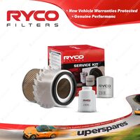 Ryco Oil Air Fuel Filter Service Kit for Mitsubishi Pajero NA NB NC ND NE NF NG