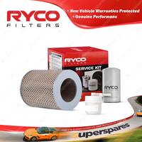 Ryco Oil Air Fuel Filter Service Kit for Toyota Hilux RN31 RN41 SR5 RN27 LWB