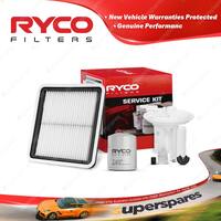 Ryco Oil Air Fuel Filter Service Kit for Subaru Forester SHM Xv G4X