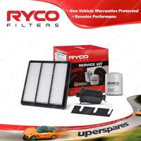 Ryco Oil Air Fuel Filter Service Kit for Mitsubishi Express Van SJ Starwagon WA