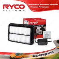 Ryco Oil Air Fuel Filter Service Kit for Daihatsu Applause A101 10/1992-1999