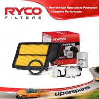 Ryco Oil Air Fuel Filter Service Kit for Honda Jazz GD II L13A1 L15A1 06-08