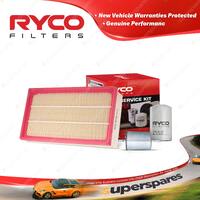 Ryco Oil Air Fuel Filter Service Kit for Volkswagen Beetle 1Y Cabriolet 9C Turbo