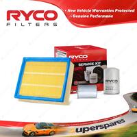 Ryco Oil Air Fuel Filter Service Kit for Audi A4 B5 B6 1.8 1.8T Qt