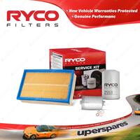 Ryco Oil Air Fuel Filter Service Kit for Audi S2 B4 2.2T Qt S4 2.2TQ 100 C4 2.6E