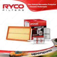 Ryco Oil Air Fuel Filter Service Kit for Ford Focus LR EY-Zetec 2002-2005