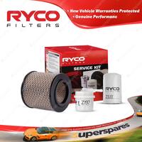 Ryco Oil Air Fuel Filter Service Kit for Toyota Tarago YR20 2WD YR21 83-85