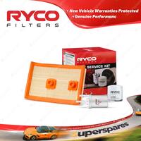 Ryco Oil Air Fuel Filter Service Kit for Volkswagen Caddy 2K 220 Polo 6C 66 TSI