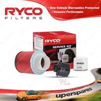 Ryco Oil Air Fuel Filter Service Kit for Honda Prelude BA 1987-1991