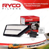 Ryco Oil Air Fuel Filter Service Kit for Honda Prelude BB F22Z6 01/1997-2002