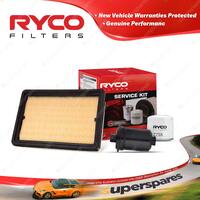 Ryco Oil Air Fuel Filter Service Kit for Hyundai Coupe RD Lantra KW