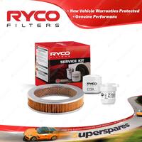 Ryco Oil Air Fuel Filter Service Kit for Mazda 323 FA Wagon BD 1981-1986