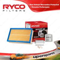 Ryco Oil Air Fuel Filter Service Kit for Audi 80 B4 2.6E 2.8E Qt from VIN