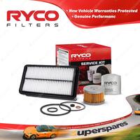 Ryco Oil Air Fuel Filter Service Kit for Landrover Discovery Series1 22L 23D 23L