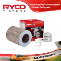 Ryco Oil Air Fuel Filter Service Kit for Toyota Stout RK110 RK111 1979-1986