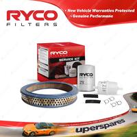 Ryco Oil Air Fuel Filter Service Kit for Ford Falcon XA XY 221ci 1970-1973