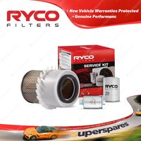 Ryco Oil Air Fuel Filter Service Kit for Ford Falcon Outback Ute Van XH Xr6 I-II