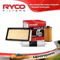 Ryco Oil Air Fuel Filter Service Kit for BMW 750I E38 11/1994-01/2001