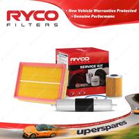 Ryco Oil Air Fuel Filter Service Kit for BMW M3 E36 06/1994-01/1996