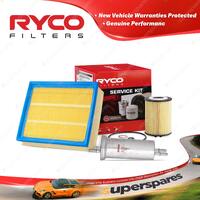 Ryco Oil Air Fuel Filter Service Kit for BMW X5 E53 11/2003-02/2007