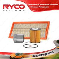 Ryco Oil Air Fuel Filter Service Kit for Daewoo Musso Turbo 07/1998-2002