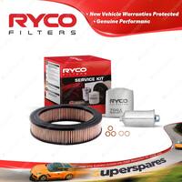 Ryco Oil Air Fuel Filter Service Kit for Fiat 125 125 02/1968-1974