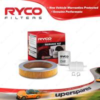 Ryco Oil Air Fuel Filter Service Kit for Ford Courier SGC 11/1978-11/1982