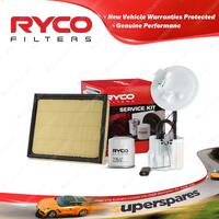 Ryco Oil Air Fuel Filter Service Kit for Holden Astra AH 12/2004-03/2007