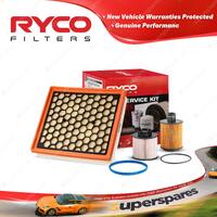 Ryco Oil Air Fuel Filter Service Kit for Holden Malibu EM 06/2013-On